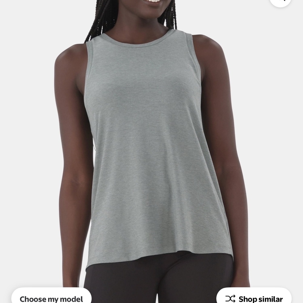 Athletic Works Gray Tank Top